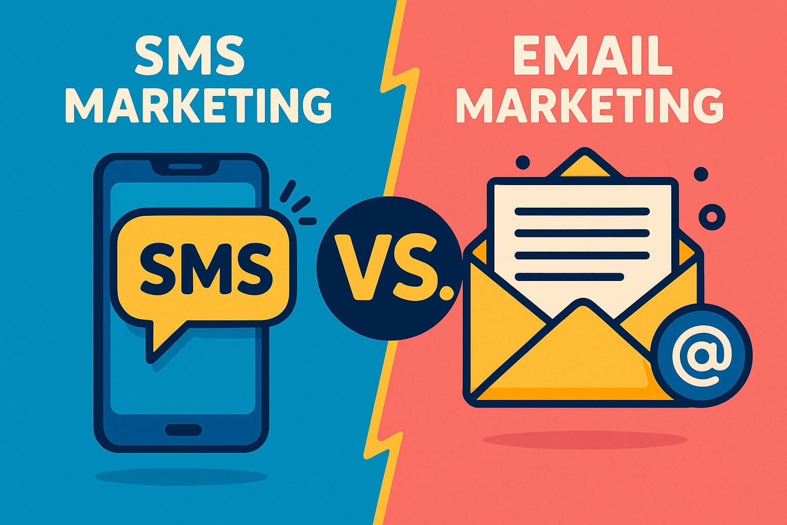 SMS Marketing vs Email Marketing: Key Differences, Benefits & Which Is Better for Your Business