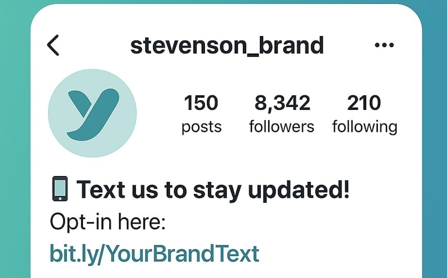 Turn online followers into opted-in text message recipients
