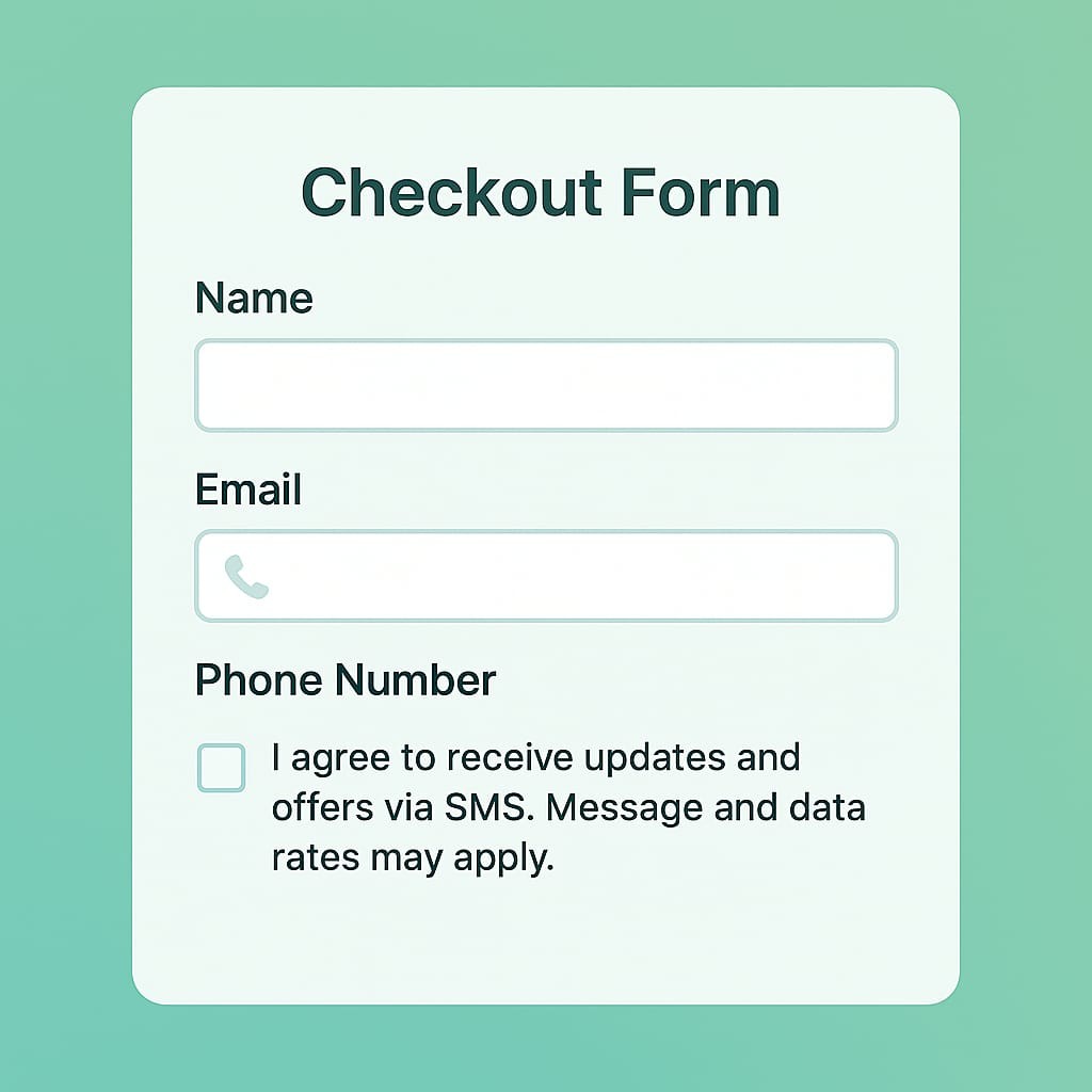 Add SMS Opt-In Checkboxes to your forms