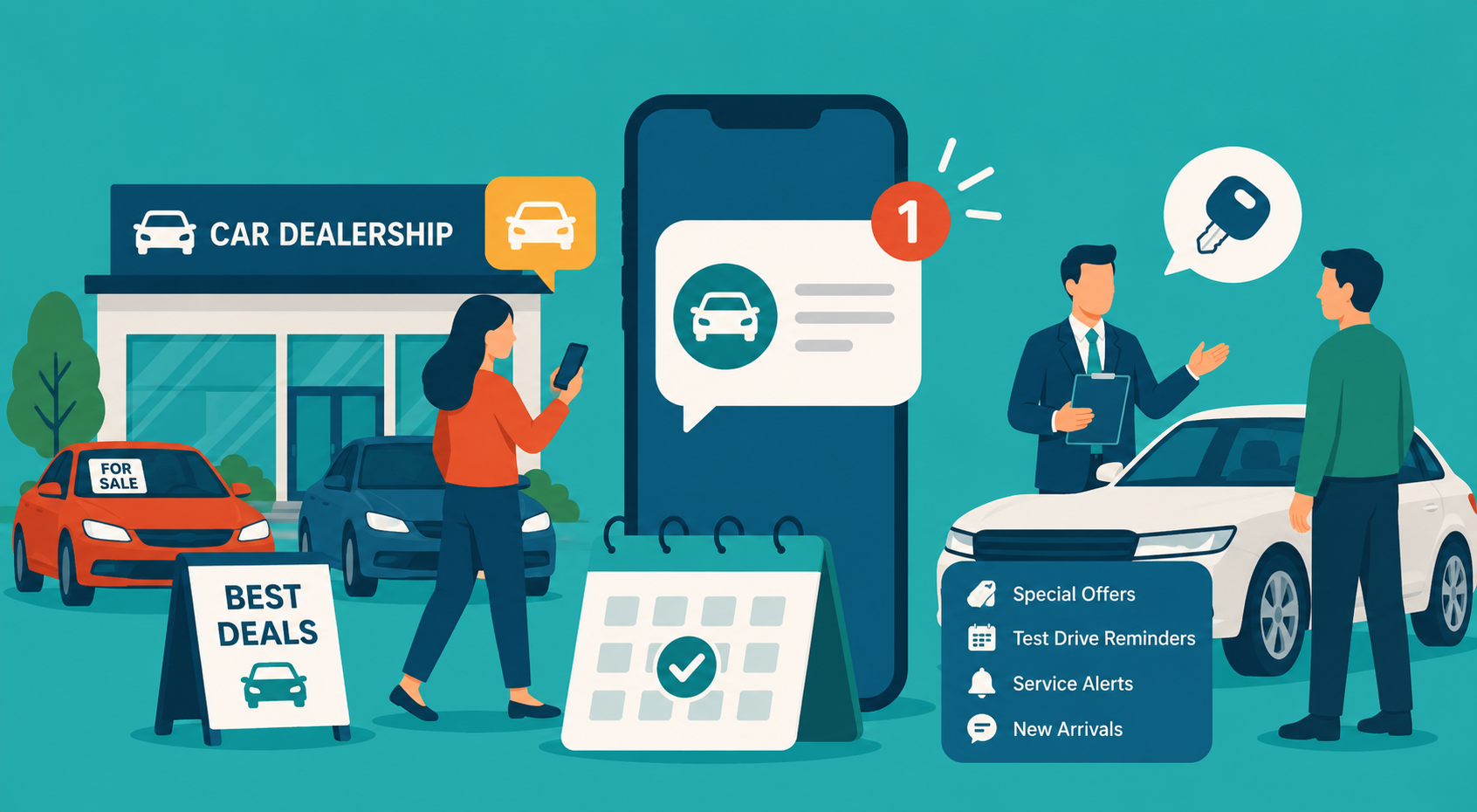 SMS Marketing for Car Dealerships: Boost Sales & Book More Test Drives