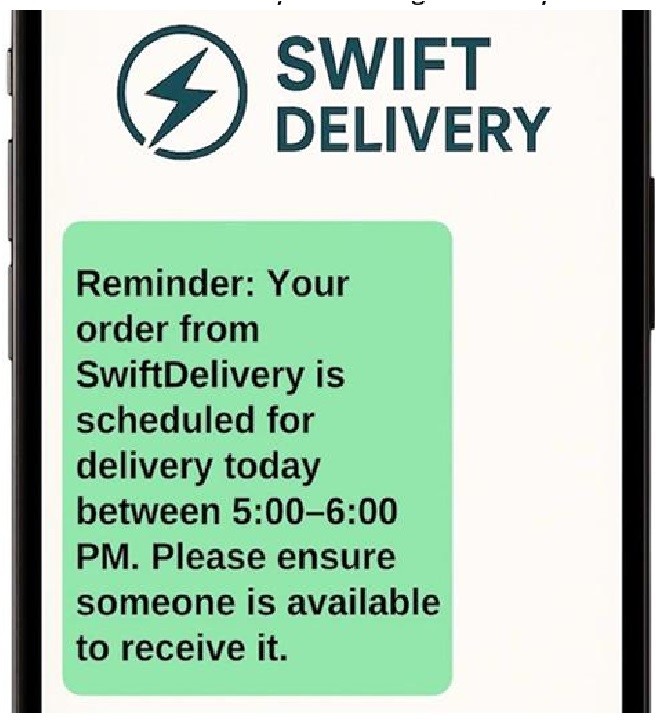 Delivery Window Reminders