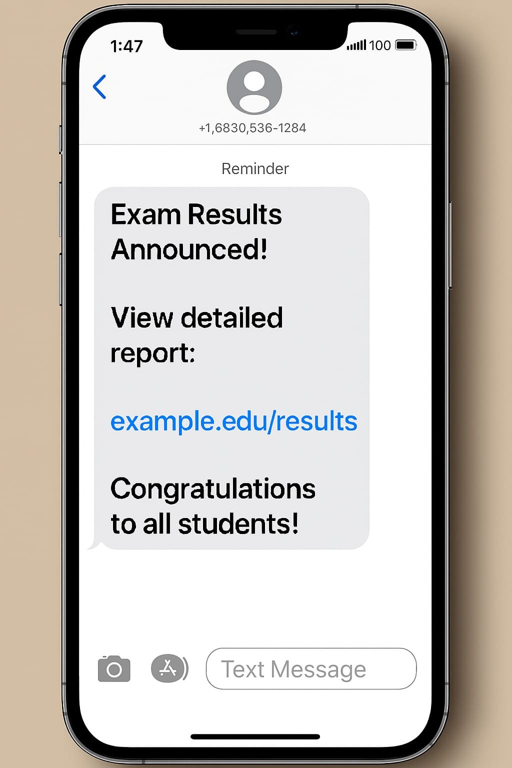 Releasing Results