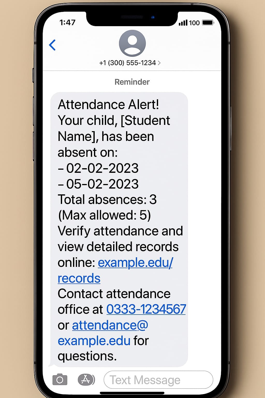 Attendance Tracking