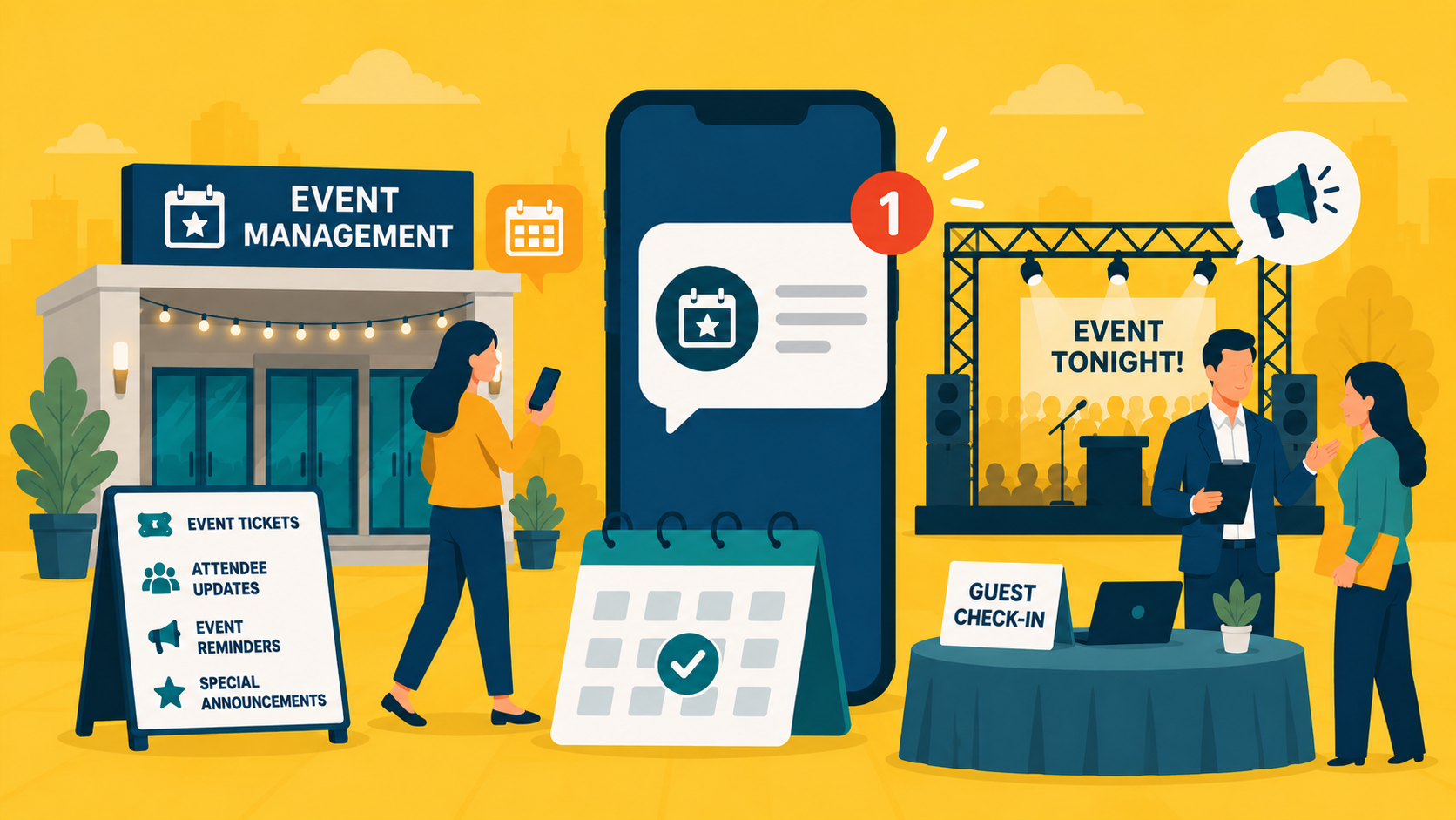 SMS Marketing for Event Management & Ticketing: Boost Registrations & Attendance