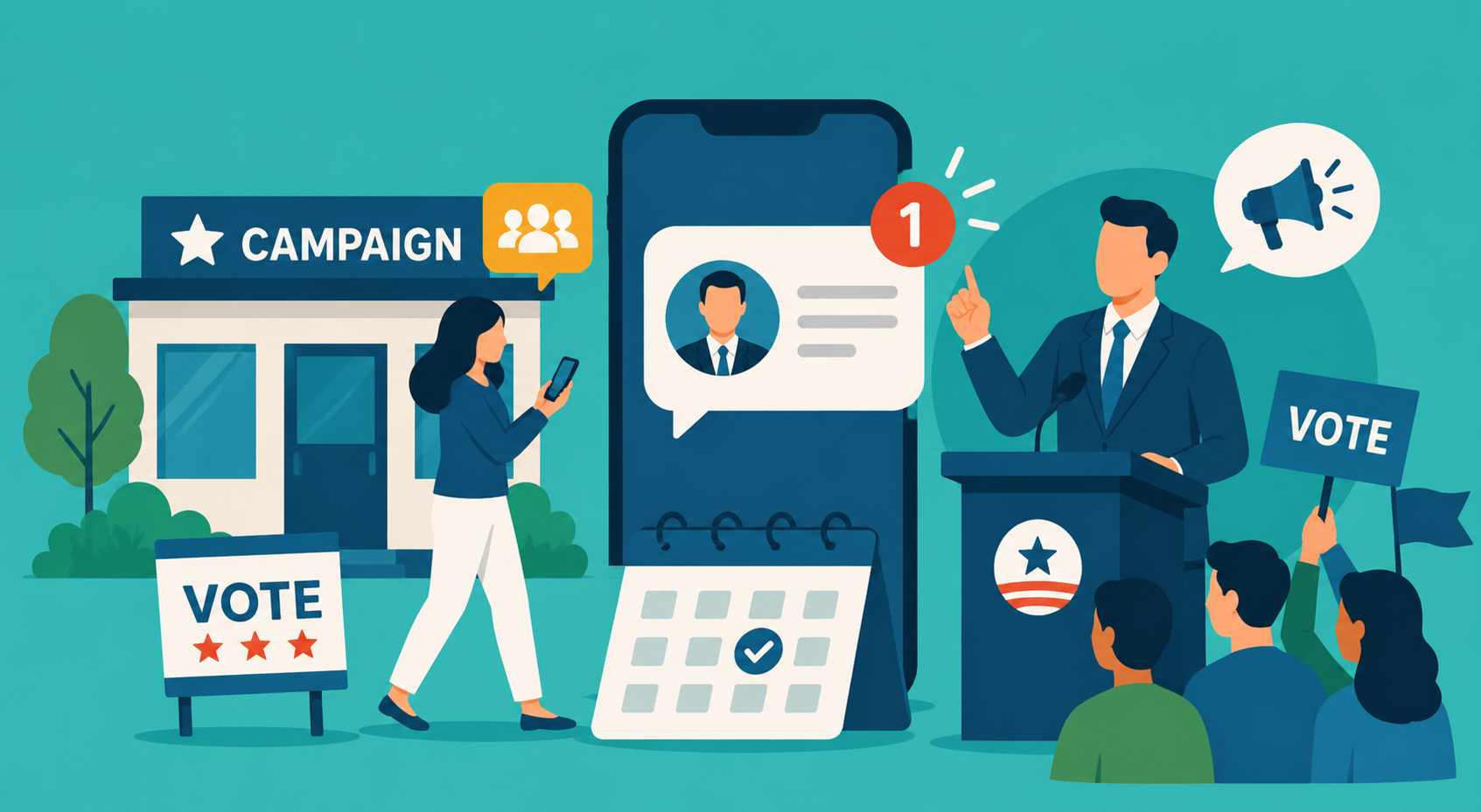 SMS Marketing for Political Campaigns: Engage Voters, Share Updates & Drive Support Effectively
